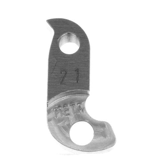 Meta CNC Rocky Mountain Derailleur Hanger - Model 21, 6061 T651 Aluminum, CNC Machined, Silver