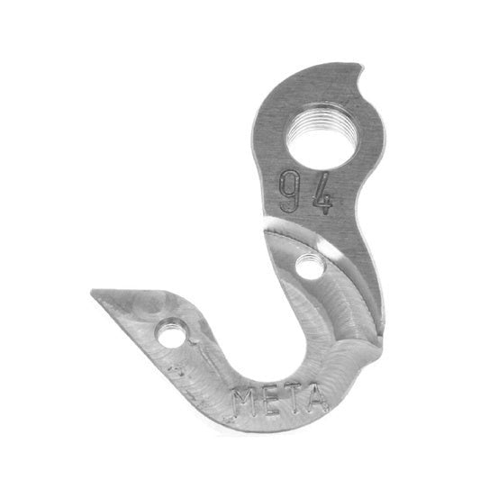 Meta CNC TIME 94 CNC Derailleur Hanger - 6061 T651 Aviation Aluminium, Silver