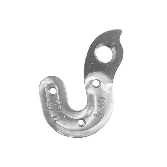 Meta CNC Wilier Derailleur Hanger 228 - 6061 T651 Aluminum, CNC Machined, Silver