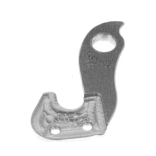 Meta CNC YETI Derailleur Hanger - Model 54, 6061 T651 Aluminum, CNC Machined, Silver