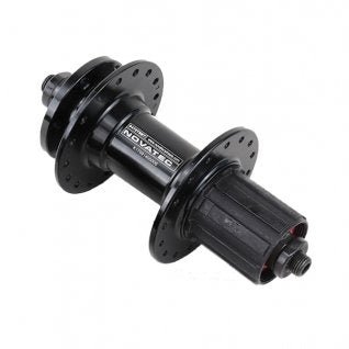 Novatec Cassette Hub 8/9/10/11 Speed 6 Bolt Disc 36H Q/R Black Alloy 135mm OLD with Sealed Bearings