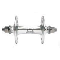 Novatec HUB Front, Nutted, Sealed, Track, Novotec, 32H, 3/8 Axle, 100mm OLD, Alloy SILVER