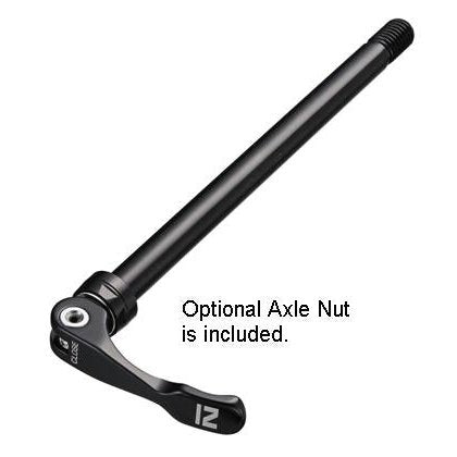 Novatec Through-Axle Skewer FRONT - 15mm x 145mm - Threaded Black Front