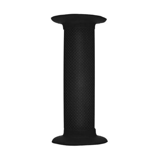 Oxford BMX Grips - Diamond Pattern, Flanged, Closed End, 130mm Black