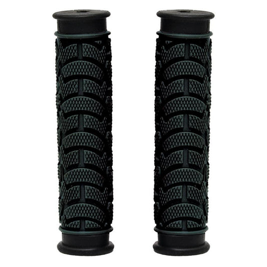 Oxford Dual Density MTB Grips - Closed End, 130mm Black