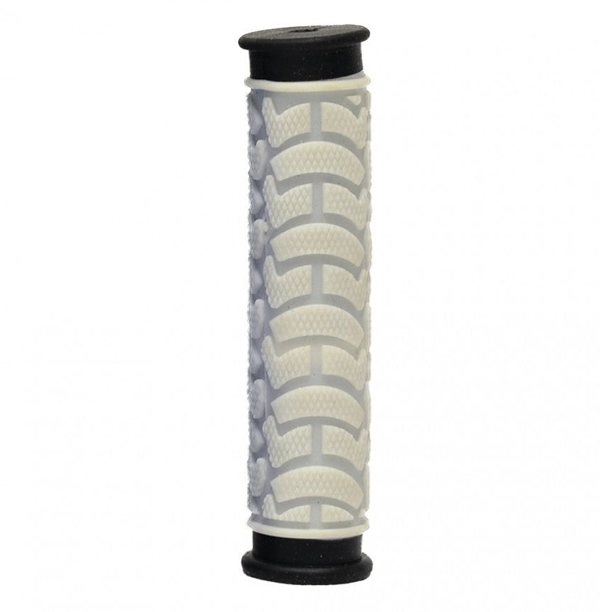 Oxford Dual Density MTB Grips - White 130mm