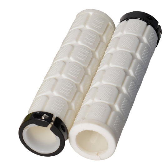 Oxford Fat Grips - Lock On, 33mm Diameter, White