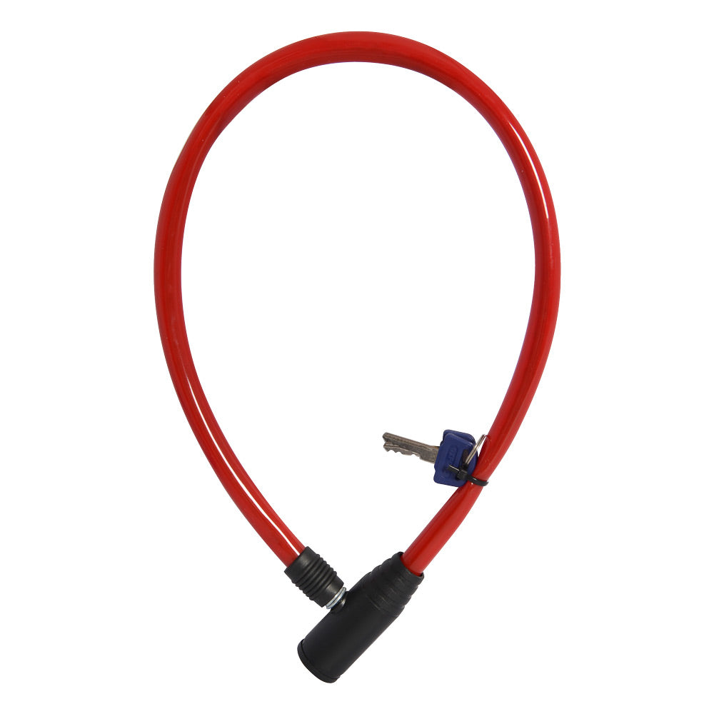 Oxford Hoop4 Cable Lock - 12mm X 600mm, Red