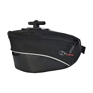 Oxford Saddle Bag 1.4L QR Wedge - Weatherproof, Reflective, Black