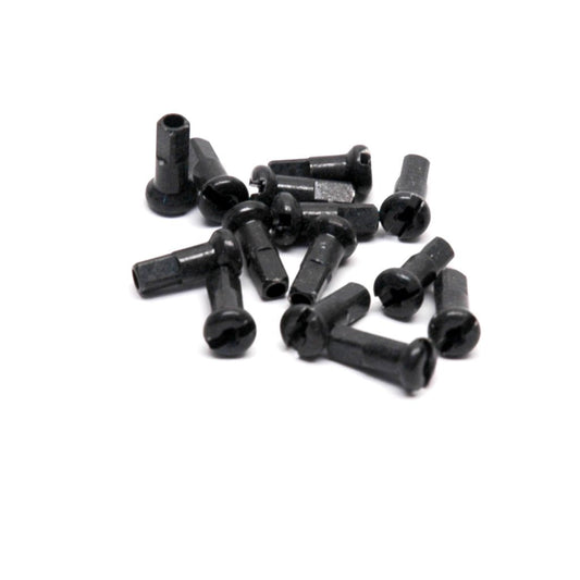 Pillar Brass 14g 14mm Black Pillar Nipple - Sold Individually