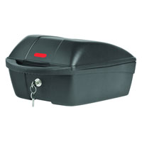 Polisport Black Rear Trunk Basket with Built-In Handle & Lock - Weatherproof & Secure for Rear Rack 38cm x 22cm