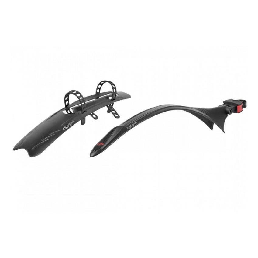 Polisport Mudguard Set 26-29ER/700c QR Front & Rear - Downtube Mudflap - Quality Product