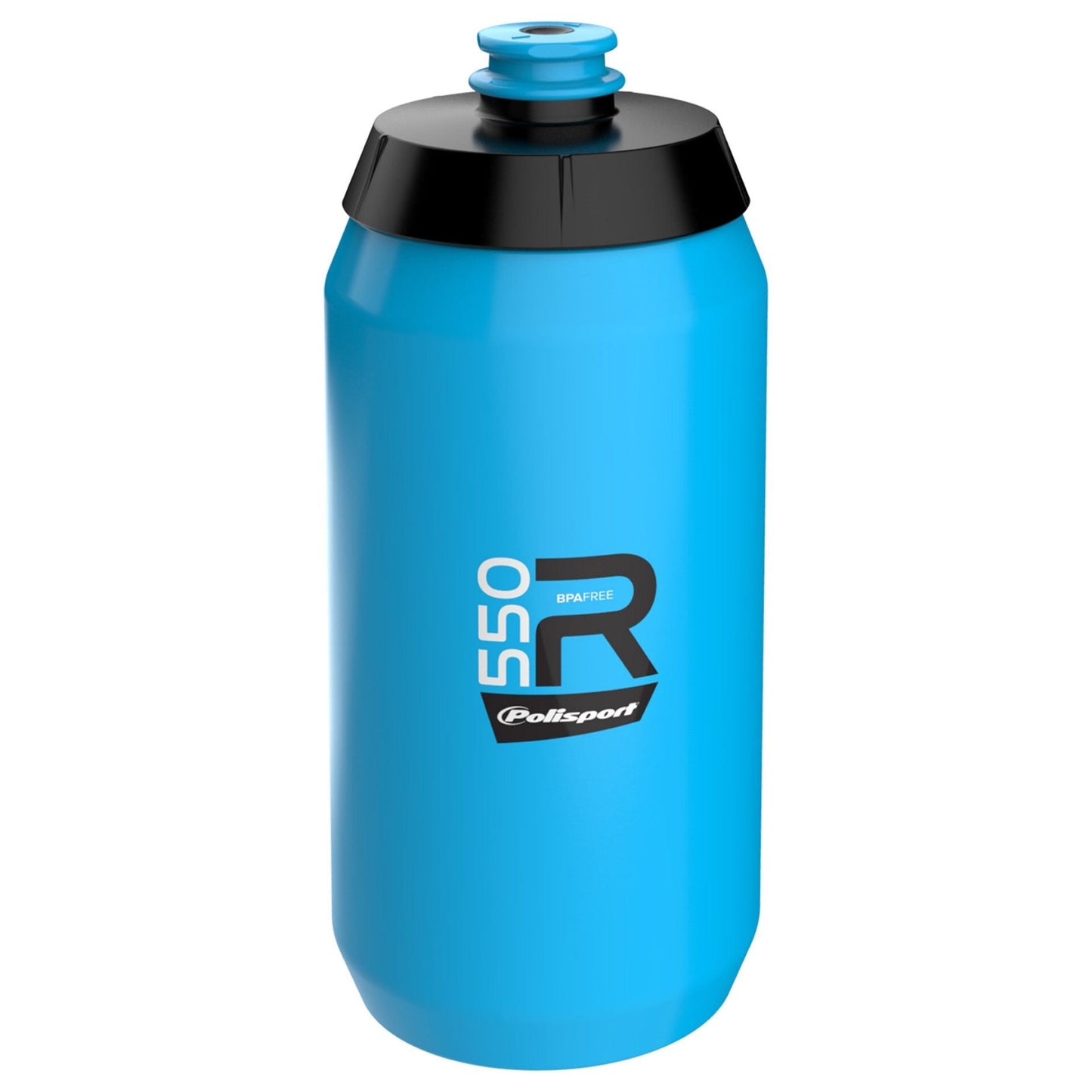 Polisport Professional Blue Water Bottle - 550ml Screw-On Cap
