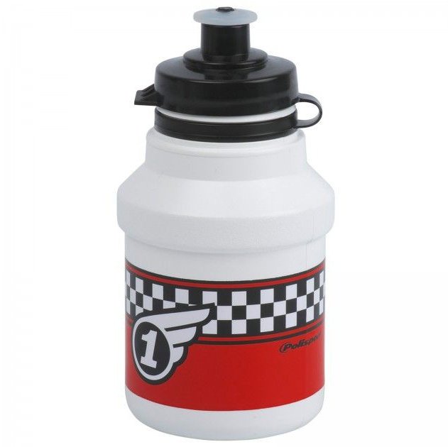 Polisport Race 350ml Kids Water Bottle - White