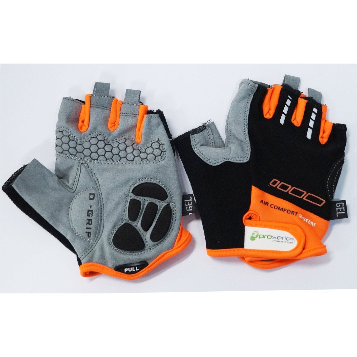 ProSeries Amara Gloves with Gel Padding - M, Black/Orange