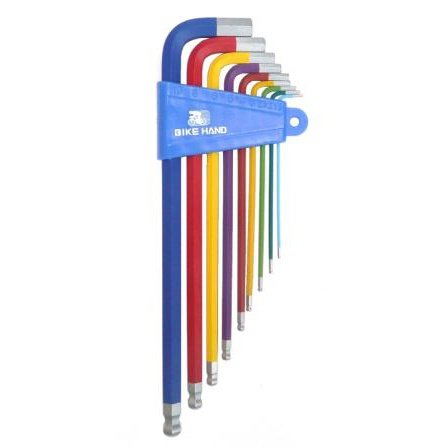 ProSeries ToolPro Coloured Ball End Hex Key Set 1.5-10mm Metric Sizes