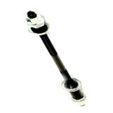 Rear Axle 3/8" x 26T x 180mm with Cone & Nut