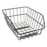 Rear Wire Mesh Basket - Black, 38cm x 30cm x 17cm