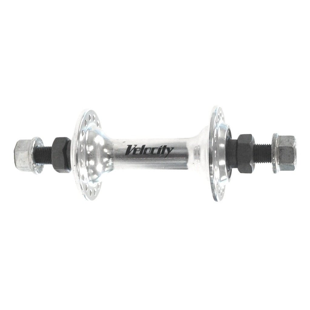 Road Front Hub - Nutted Silver Finish - 32h