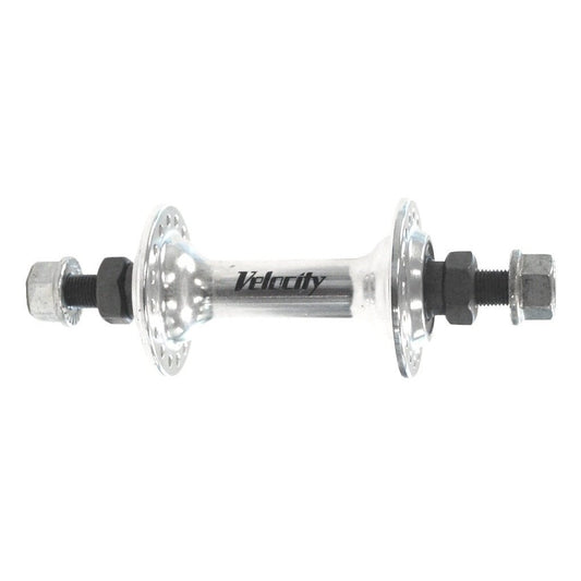 Road Front Hub - Nutted Silver Finish - 32h