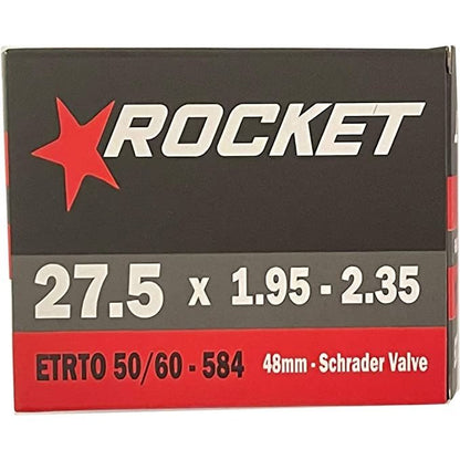 Rocket Inner Tubes - 27.5 x 1.95/2.35 48mm- Schrader Valve