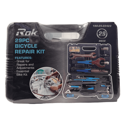 Rok - 29 Piece Bicycle Reapir Kit Tool Set Home DIY