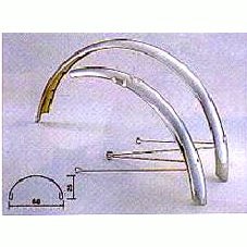 S/STEEL Mudguard Set 26 - Front & Rear, 58mm Round Profile