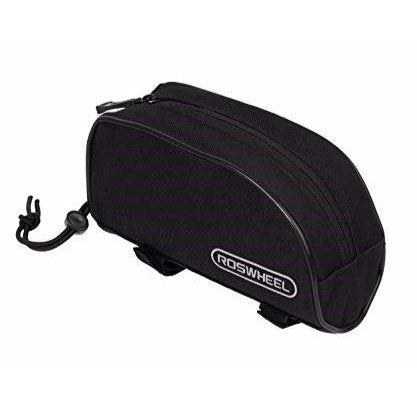 SAHOO Top Bar Bag - Velcro Attach, Zippered Compartment, Black