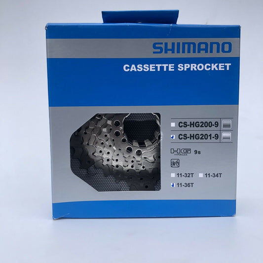 SHIMANO Altus CS-HG201 9 Speed 11-36t Cassette 9s Freehub Body Bike Part
