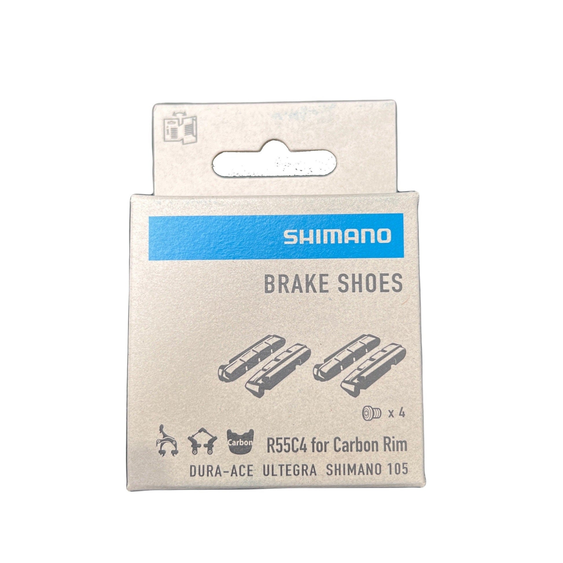SHIMANO Carbon Rim Brake Shoes - RC55C4 Dura-ace Ultegra 105 2 Pairs