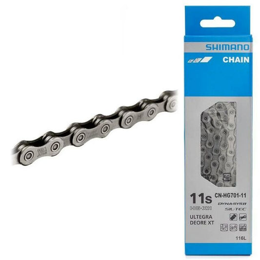 SHIMANO Cn-Hg701- 11 Speed Chain w/ Connecting Link Ultegra | Deore XT