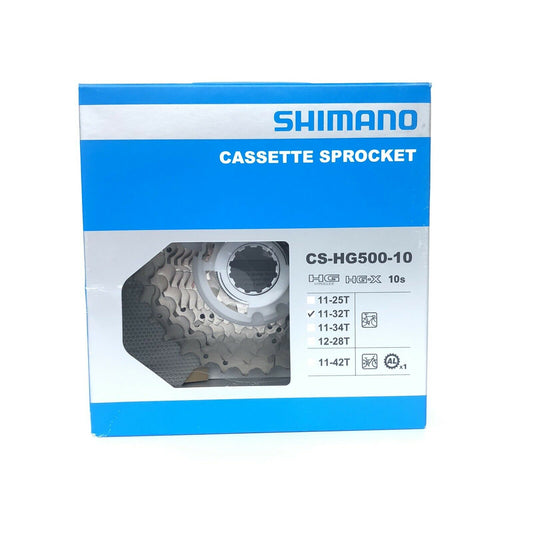 SHIMANO Deore Tiagra CS-HG500 - 10 Speed Cassette 11-32t Road Gravel Mtb Cogs