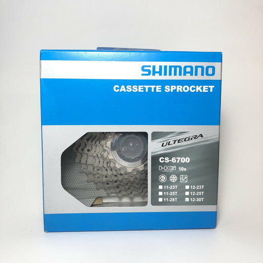 SHIMANO Ultegra CS-6700 10-Speed 12-30T Cassette Sprocket Gears - Silver