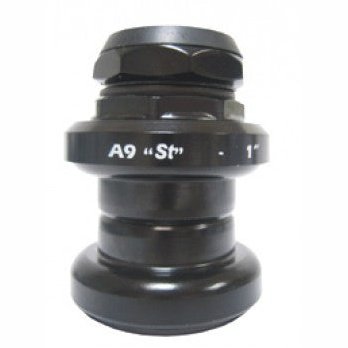 STRONGLIGHT A9 Threaded Headset - 1" Steel, 30.2mm, 39.4mm Stack Height, Black