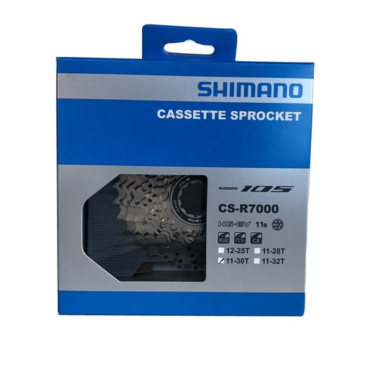 Shimano 105 CS-R7000 11-30T 11sp Road Cassette Silver