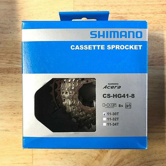 Shimano ACERA CS-HG41 8 Speed Cassette 11-30T Freehub Bike Part Bicycle Cog Gear