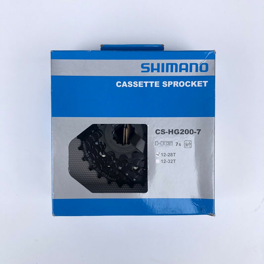 Shimano CS-HG200 7Spd 12-28t 7-Speed Cassette Freehub Bike Part Bicycle Cog Gear