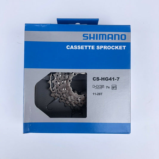Shimano CS-HG41 7 Speed Cassette - 11-28 Freehub Bike Part Bicycle Cog Gear