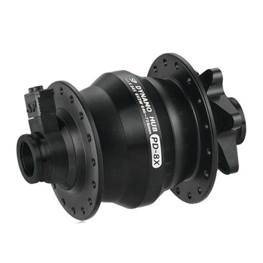 Shutter Precision PD-8X Dynamo Hub - 6V 3W Front Disc - 32H Black