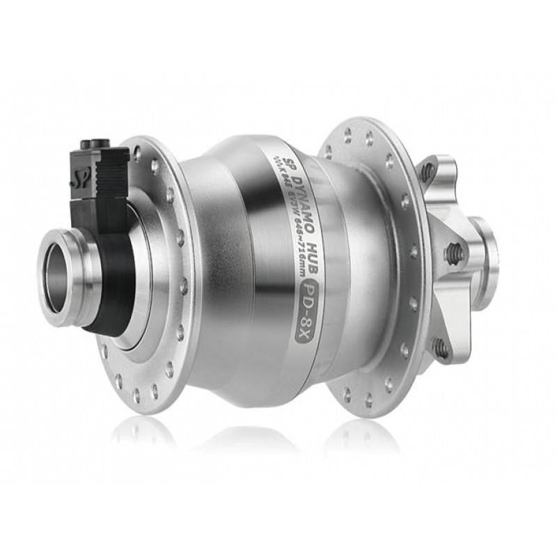 Shutter Precision PD-8X Dynamo Hub - Front 32H SILVER