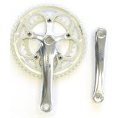 Silver Chainwheel Set 170mm x 34/50T - High Performance Cycling Gear