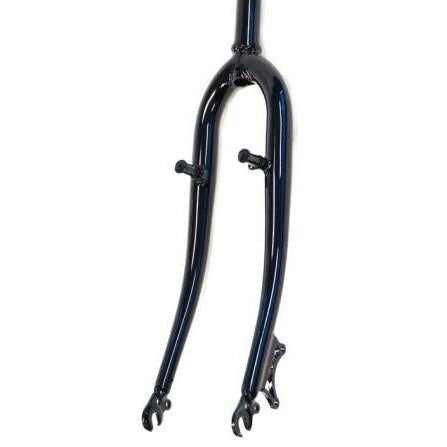 Steel 26" Threadless Fork with Disc Brake Mount and Pivots - Black