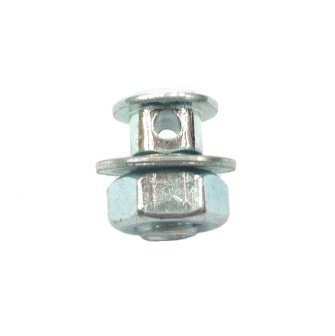 Steel Anchor Bolt & Nut - M6 Dome Nut - SILVER