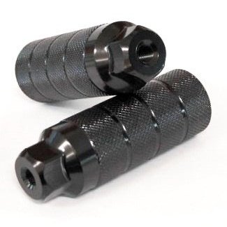 Steel Foot Pegs for s - 3/8" x 26T Axle, 36 x 110mm Threaded Pair
