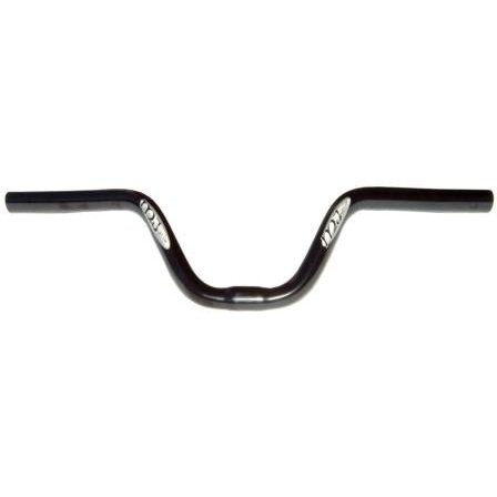 Steel Handlebar 25.4mm x 63cm x 150mm Rise - Black