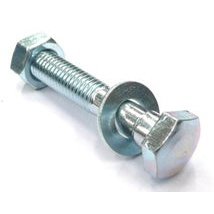 Steel M8 Bolt with Washer & Nut - 50mm Length