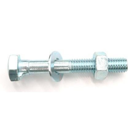 Steel M8 Bolt with Washer & Nut - 55mm Length