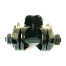 Steel Saddle Bracket - Black Finish