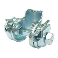 Steel Saddle Bracket - Silver Finish