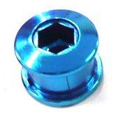 Steel Single Speed Chainring Bolts - Blue Qty 5